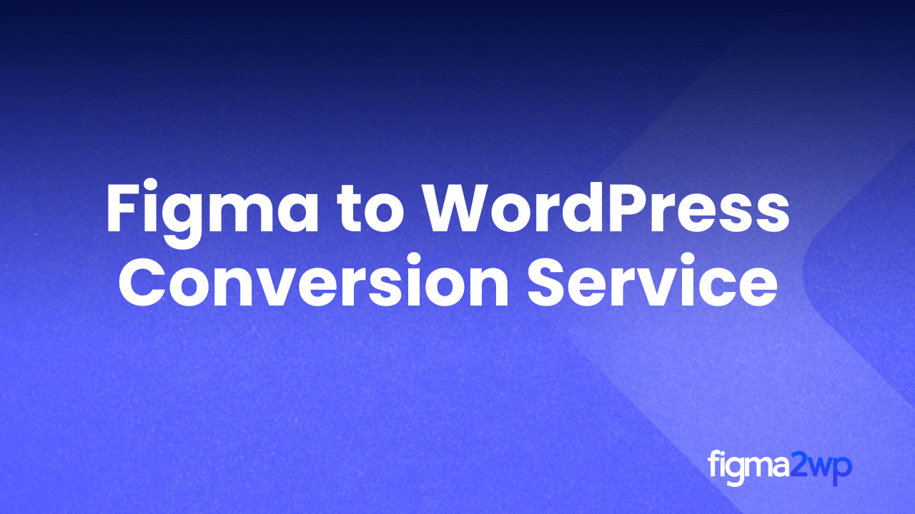 Get a clear idea of Figma to WordPress Conversion and see how a Figma to WordPress Service helps turn designs into fast and easy-to-manage websites.