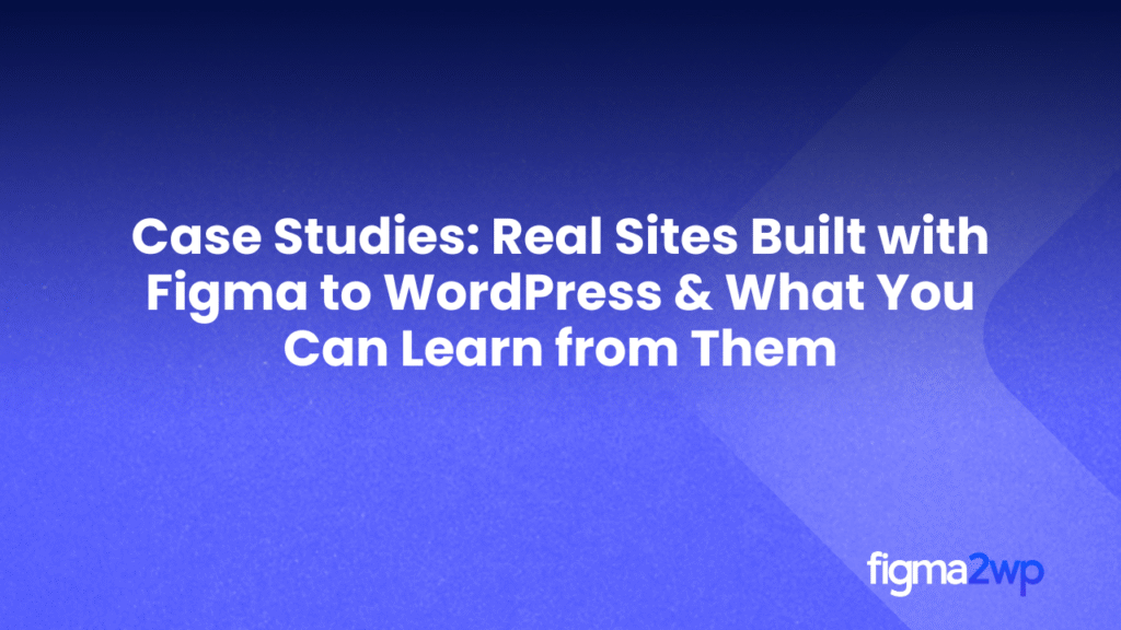 Pixel-Perfect Figma to WordPress Conversion