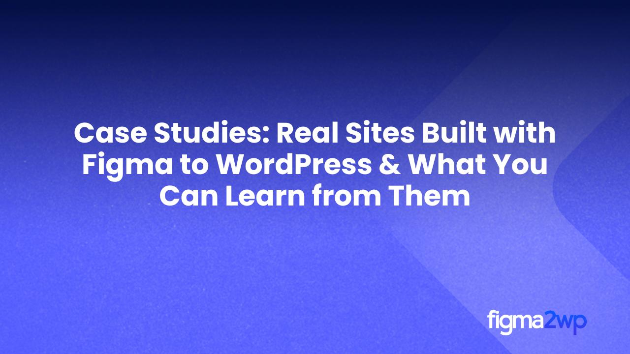 Pixel-Perfect Figma to WordPress Conversion