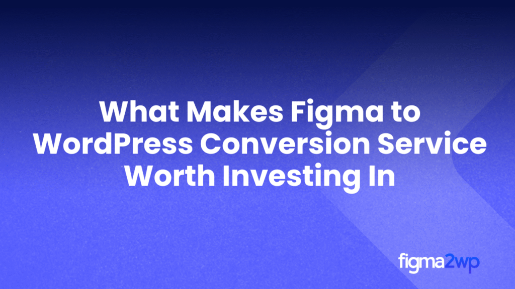 Pixel-Perfect Figma to WordPress Conversion